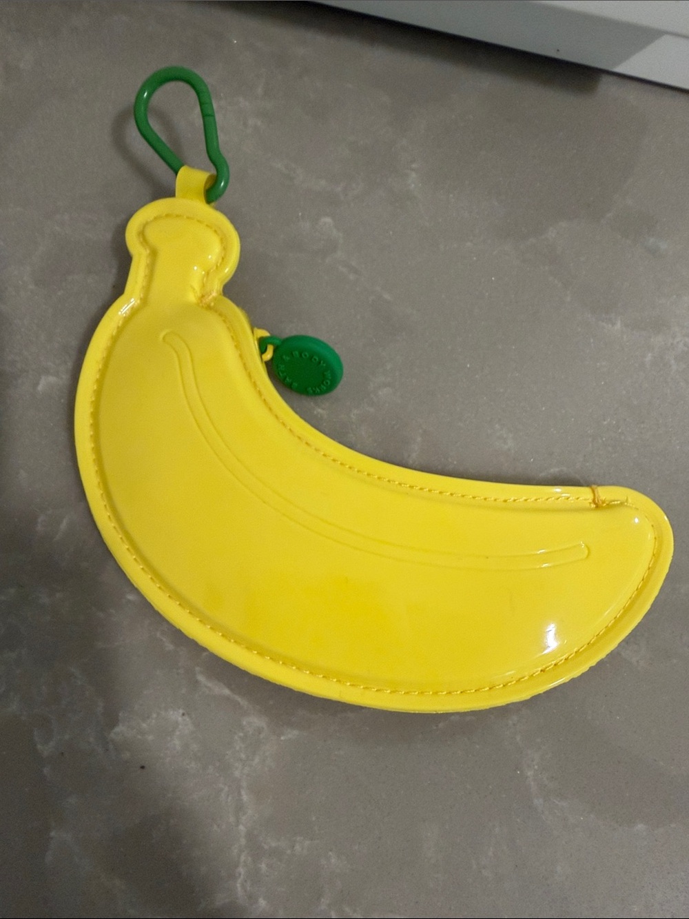 Bath & Body works banana shaped coin purse